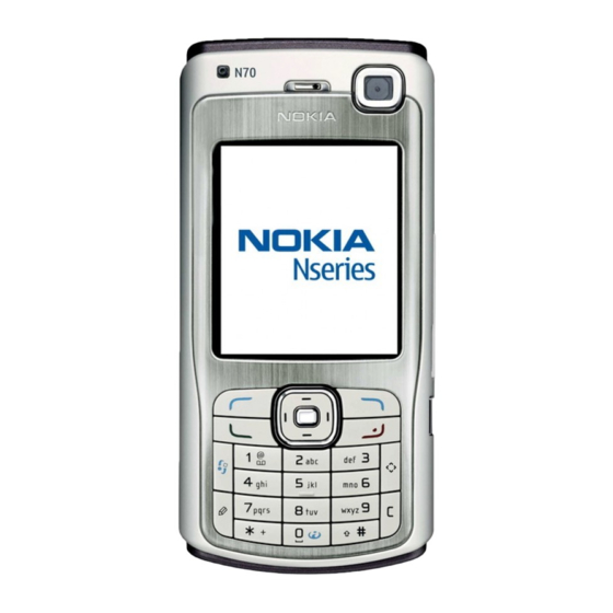 Nokia N70 Gebruiksaanwijzing