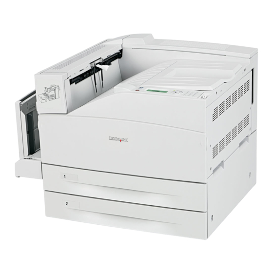 Lexmark W850 Gebruikershandleiding