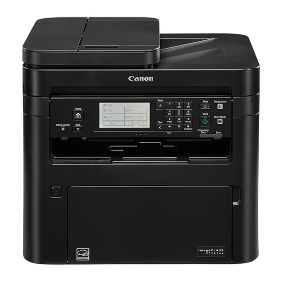 Canon MF267dw II Gebruikershandleiding