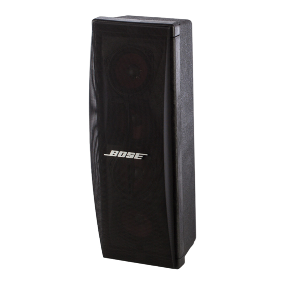 Bose Panaray 402-II Korte Handleiding