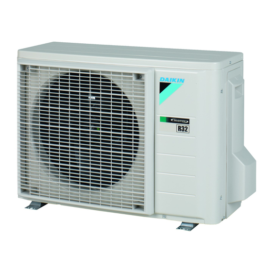 Daikin RXA20A2V1B Uitgebreide Handleiding Voor De Installateur