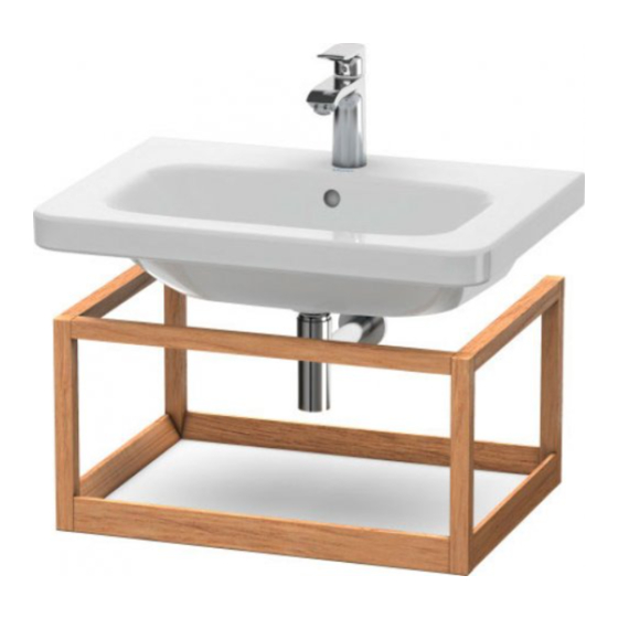 DURAVIT DuraStyle DS 9872 Montagehandleiding