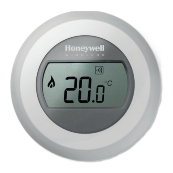 Honeywell Home T87C ROUND PLUS Gebruiksaanwijzing