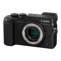 Panasonic Lumix DMC-GX8 Gebruiksaanwijzing Voor Geavanceerde Kenmerken