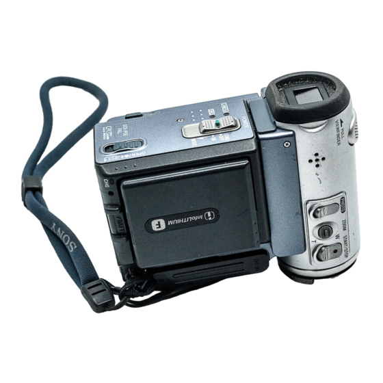 Sony HandyCam DCR-IP5E Gebruiksaanwijzing