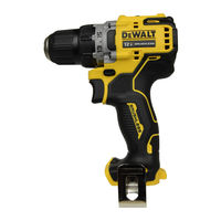 Dewalt DCD701 Gebruikershandleiding