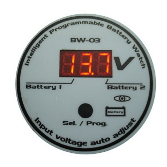 CELL POWER Battery Watch 03 Gebruiksaanwijzing