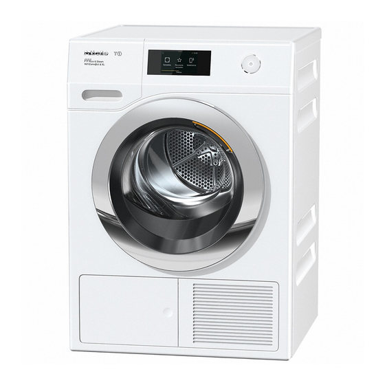 Miele TCR 870 WP Gebruiksaanwijzing