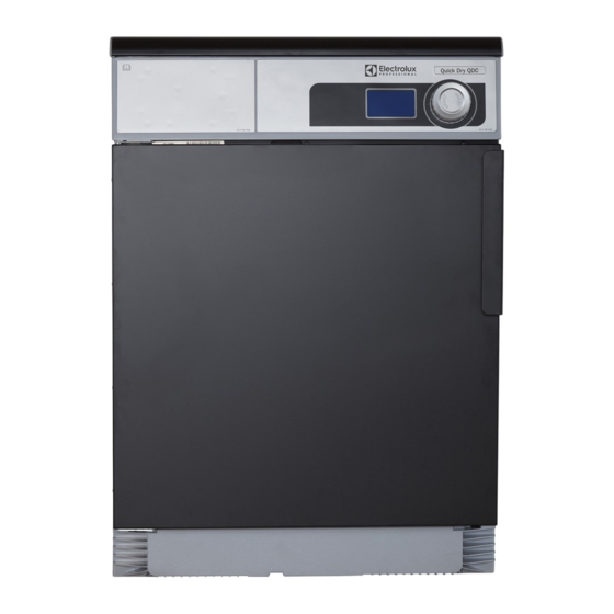 Electrolux Professional QuickDry QDC Installatiehandleiding