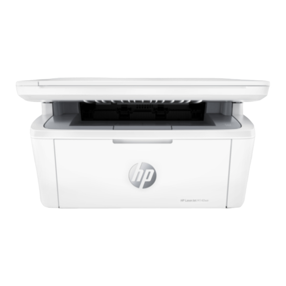 HP LaserJet MFP M139e Series Gebruikershandleiding