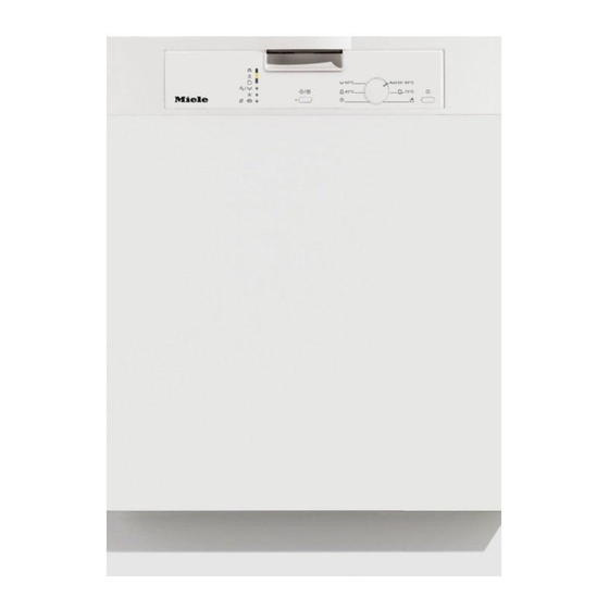 Miele G1021 Gebruiksaanwijzing