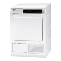 Miele T 8000 WP SUPERTRONIC Gebruiksaanwijzing