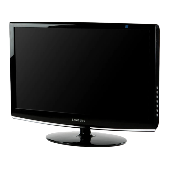 Samsung SyncMaster 2333HD Gebruikershandleiding