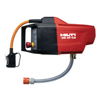 Hilti DD AF-CA Handleiding