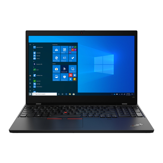 Lenovo L15 Gebruikershandleiding