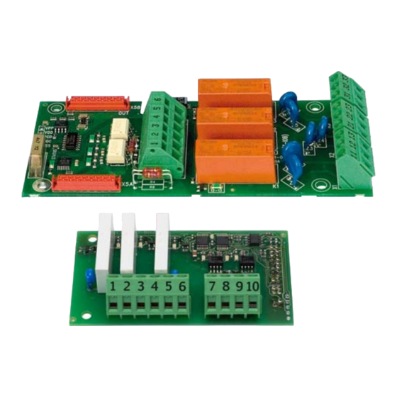 CG Products Emotron I/O-board 2.0 Gebruiksaanwijzing