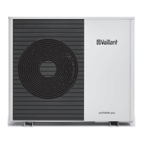 Vaillant aroTHERM plus VWL 35/6 A 230V Installatie- En Onderhoudshandleiding