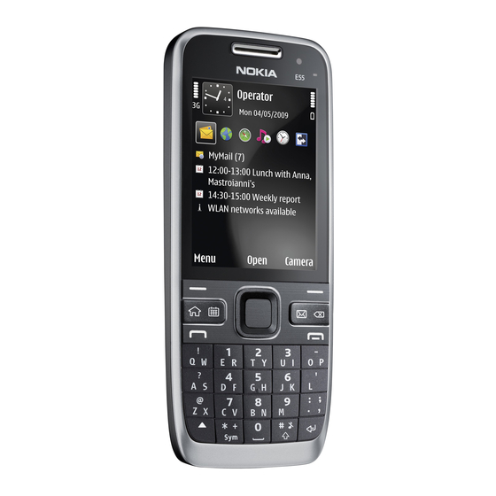 Nokia E55 Gebruikershandleiding