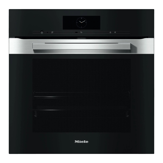 Miele H 7860 BP Gebruiks- En Montagehandleiding