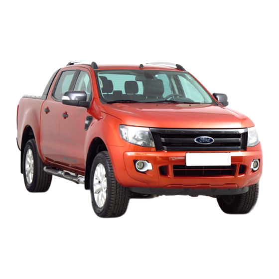 Ford RANGER 2013 Instructieboekje