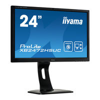 Iiyama ProLite XB2472HSUC Gebruikershandleiding