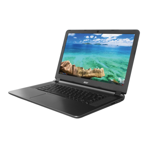 Acer Chromebook 15 CB3-531 Gebruikershandleiding