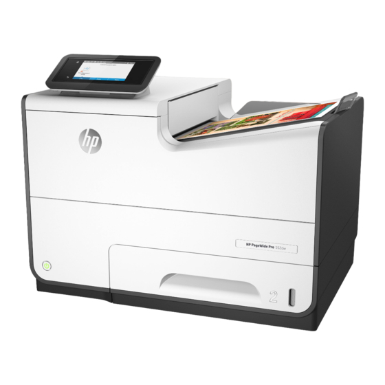 HP PageWide Pro 552dw Series Gebruikershandleiding