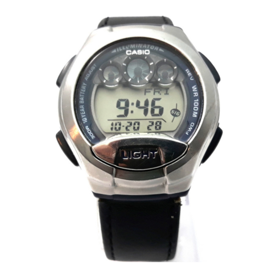 Casio 3079 Gebruiksaanwijzing