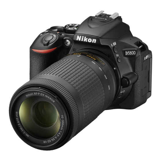 Nikon D5600 Naslaggids