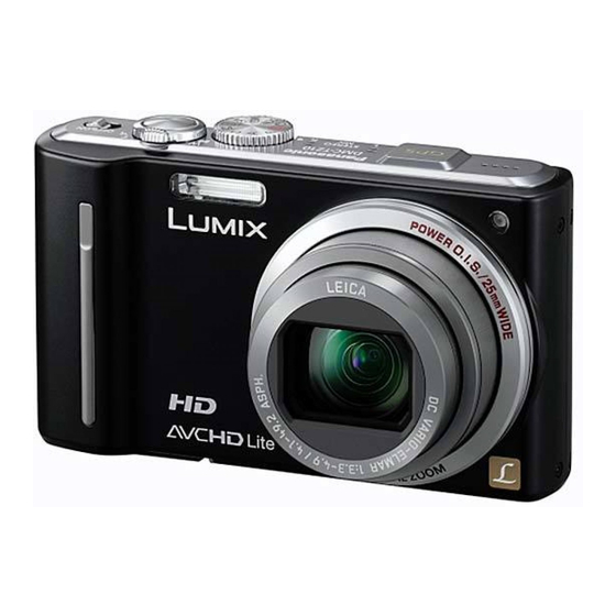 Panasonic LUMIX DMC-TZ10 Gebruiksaanwijzing