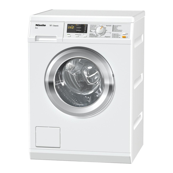 Miele WDA 111 Gebruiksaanwijzing