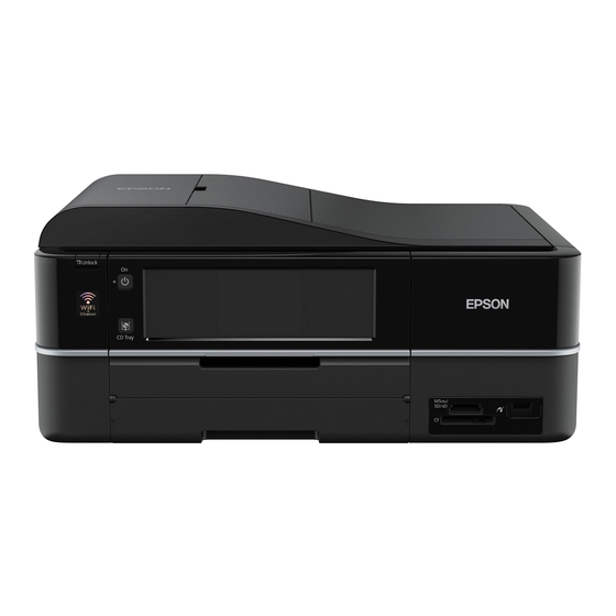 Epson Stylus Photo PX810FW Series Handleiding