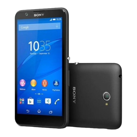 Sony Xperia E4 Gebruikershandleiding