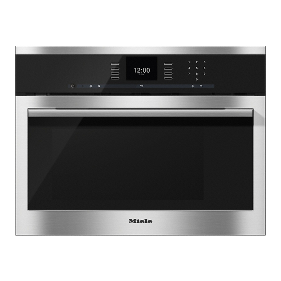 Miele DGM 6500 Gebruiks- En Montagehandleiding