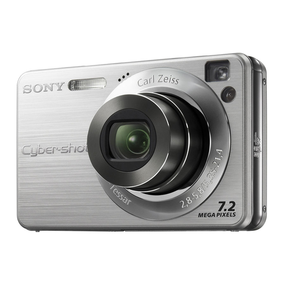 Sony Cyber-shot DSC-W120 Handleiding