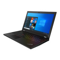 Lenovo ThinkPad P1 Gen 3 Gebruikershandleiding