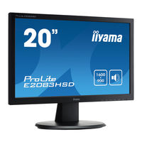 iiayma ProLite E2083HSD-B1 Gebruikershandleiding