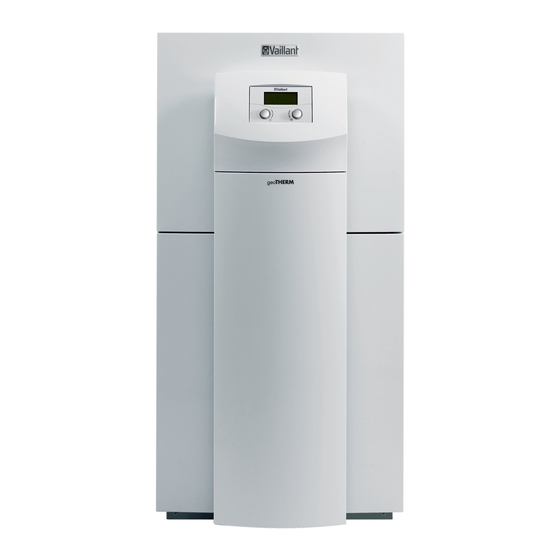 Vaillant geoTHERM VWS 220/2 Installatiehandleiding