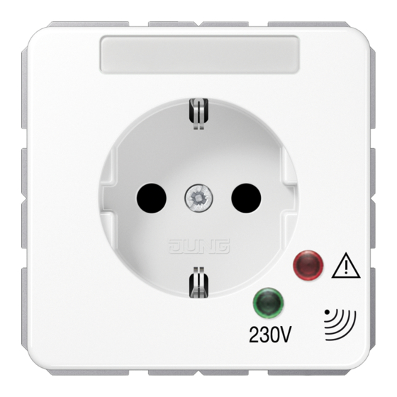 Jung A521UF Series Bedieningsvoorschrift