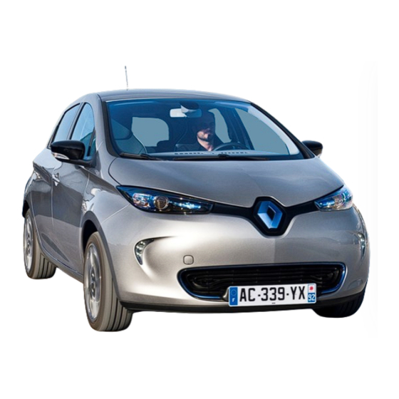 Renault ZOE 2013 Instructieboekje