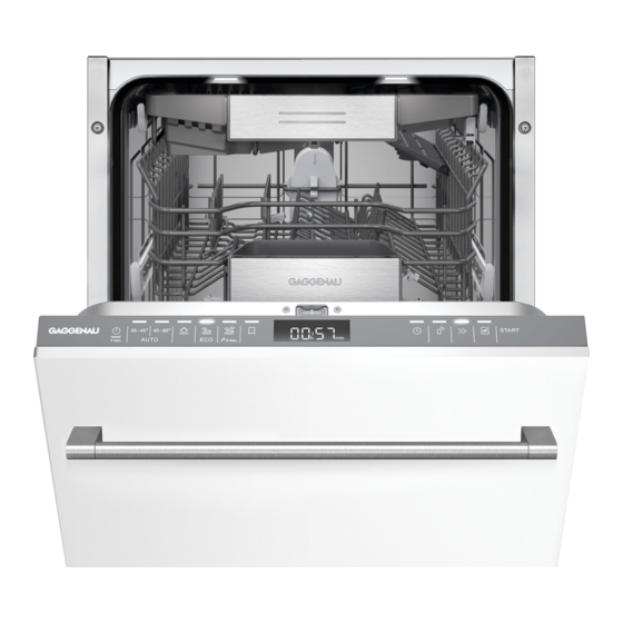 Gaggenau DF264101 Gebruikershandleiding