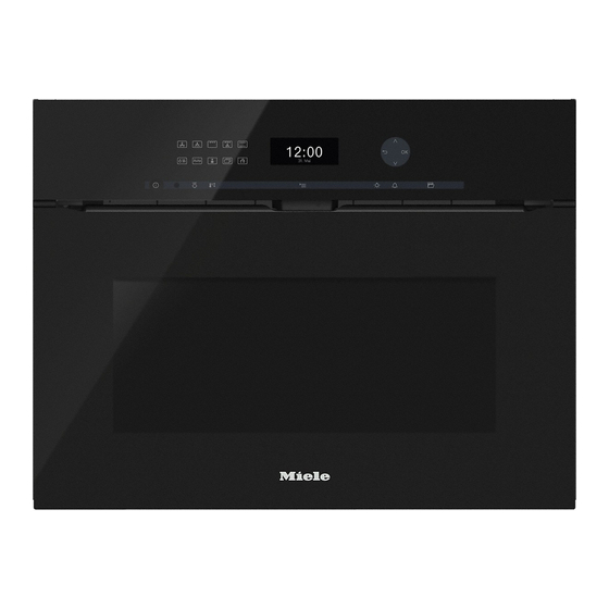 Miele H6401BPX Gebruiks- En Montagehandleiding