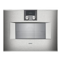 Gaggenau BS 451 Gebruiksaanwijzing