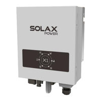 SolaX Power X1-1.5-S-D Gebruikershandleiding