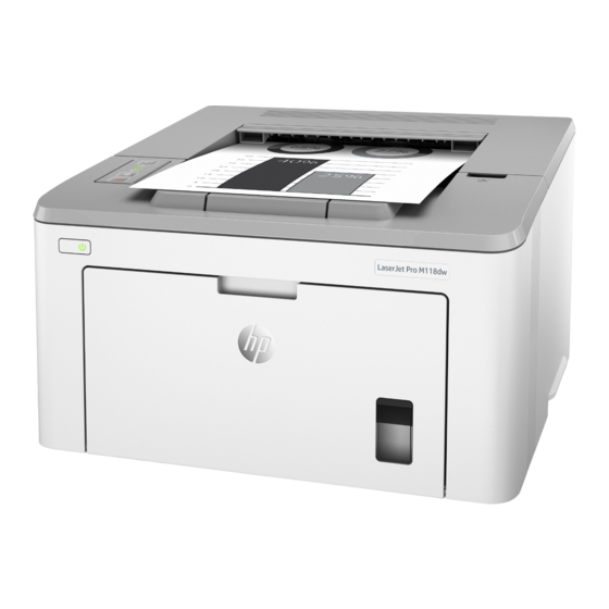 HP LaserJet Pro M119 Gebruikershandleiding