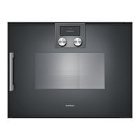 Gaggenau BSP2211 1 Series Gebruikershandleiding