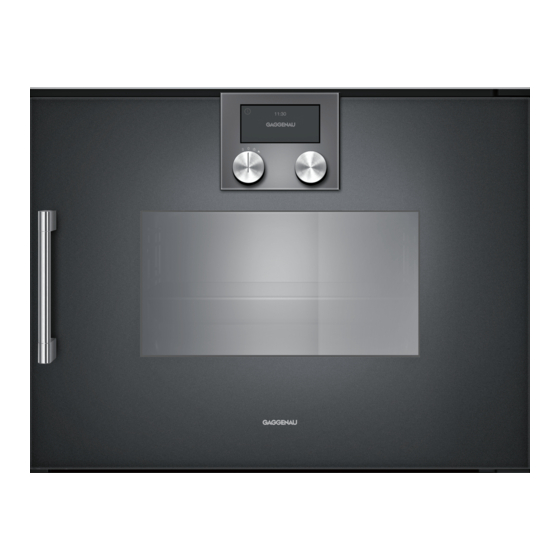 Gaggenau BSP2201 1 Series Gebruikershandleiding