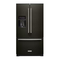 KitchenAid KRFF577 - 26.8 Cu. Ft. Standaard diepte Franse deur koelkast met externe ijs- en waterdispenser handleiding