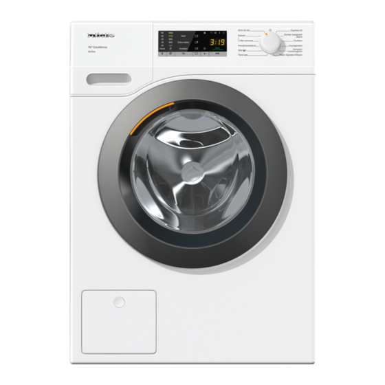 Miele WEA 035 WPS Active Gebruiksaanwijzing