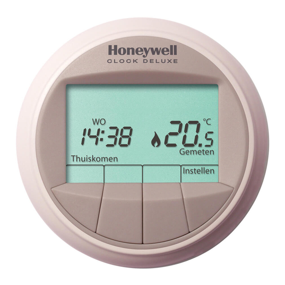 Honeywell Round Clock Deluxe T8725M1004 Installatievoorschrift